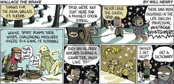 Wallace the Brave on Sunday January 17, 2021 Comic Strip