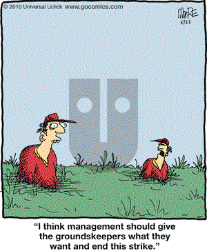 In the Bleachers on Saturday May 22, 2010 Comic Strip