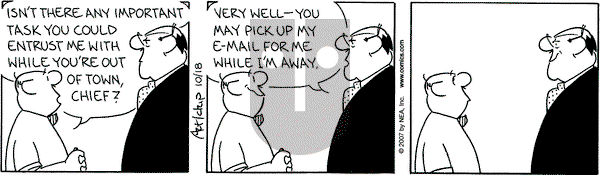 The Born Loser on Thursday October 18, 2007 Comic Strip