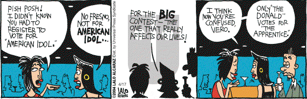 La Cucaracha on Saturday April 17, 2004 Comic Strip