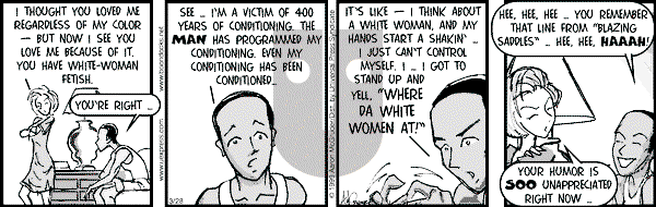 The Boondocks on Wednesday October 29, 2008 Comic Strip