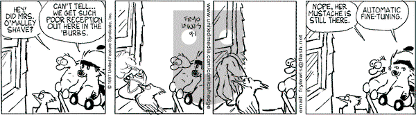 Over the Hedge on Monday September 1, 1997 Comic Strip