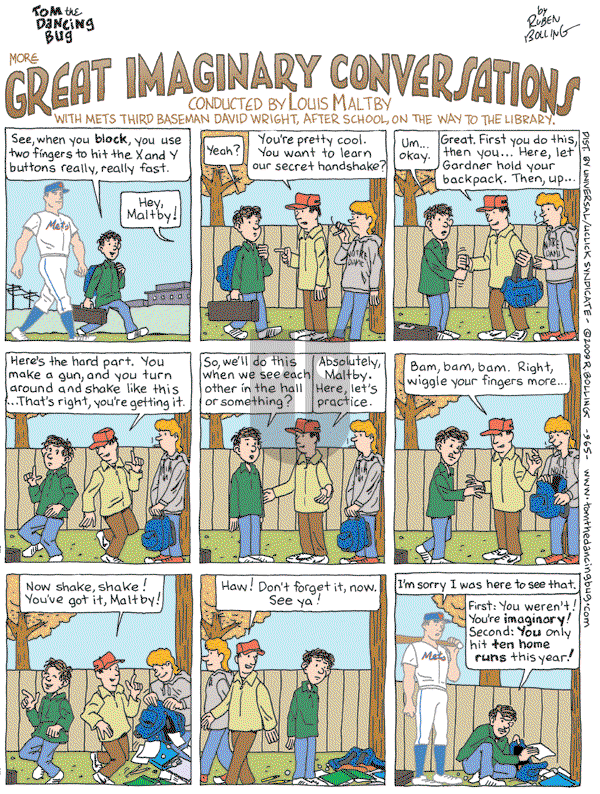 Tom the Dancing Bug on Saturday October 24, 2009 Comic Strip