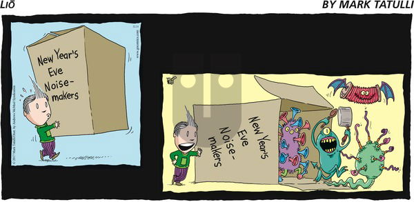 Lio on Sunday December 31, 2017 Comic Strip
