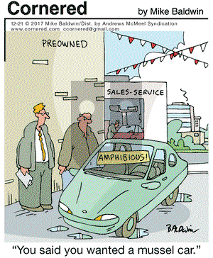 Cornered on Thursday December 21, 2017 Comic Strip