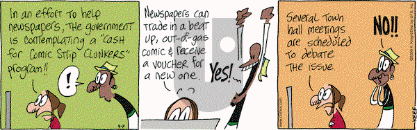 The Knight Life on Monday September 7, 2009 Comic Strip