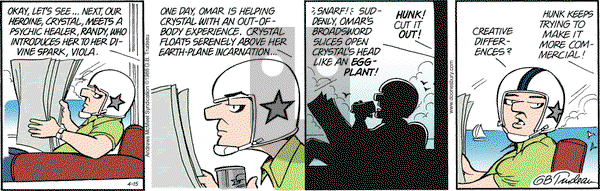 Doonesbury on Saturday April 15, 2017 Comic Strip