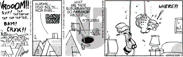 Over the Hedge on Monday April 19, 1999 Comic Strip