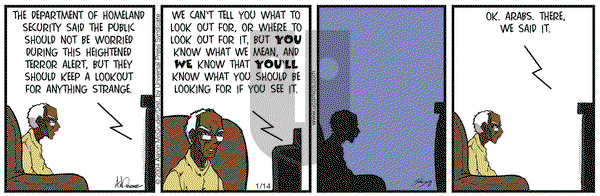 The Boondocks on Wednesday January 14, 2004 Comic Strip