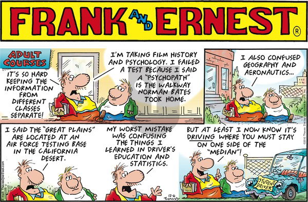 Frank and Ernest on Sunday December 6, 2015 Comic Strip