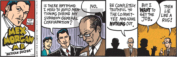 La Cucaracha on Thursday January 29, 2009 Comic Strip