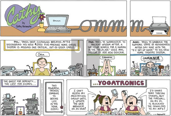 Cathy Classics on Sunday January 11, 2004 Comic Strip