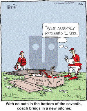 In the Bleachers - Friday September 2, 2005 Comic Strip