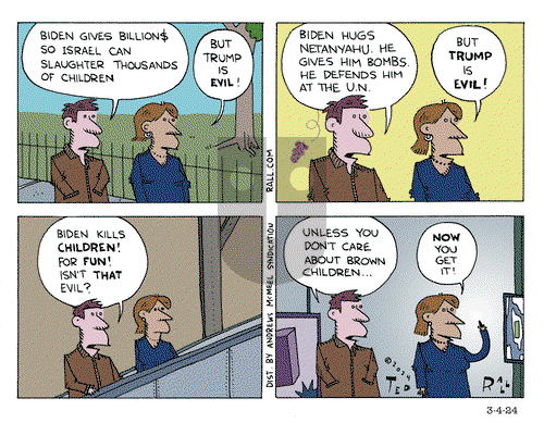 Ted Rall - Monday March 4, 2024 Comic Strip