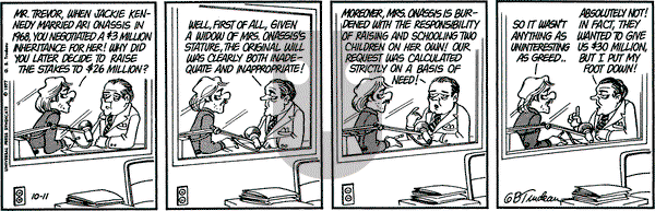 Doonesbury on Tuesday October 11, 1977 Comic Strip