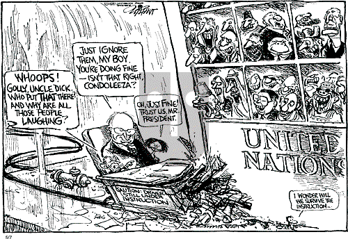 Pat Oliphant on Monday May 7, 2001 Comic Strip