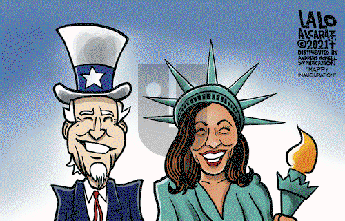 Lalo Alcaraz on Monday January 25, 2021 Comic Strip