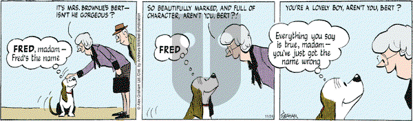 Fred Basset - Friday November 24, 2023 Comic Strip