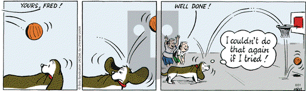 Fred Basset on Wednesday August 31, 2016 Comic Strip