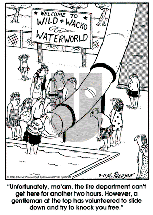 Close to Home on Monday September 11, 1995 Comic Strip