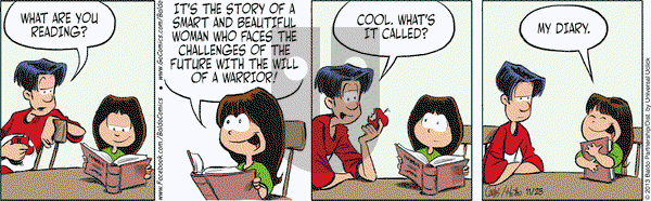 Baldo on Monday November 25, 2013 Comic Strip