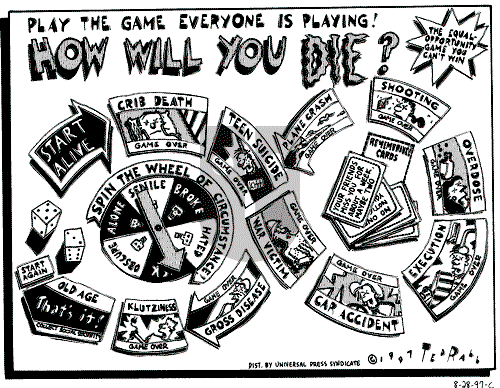 Ted Rall on Saturday September 6, 1997 Comic Strip
