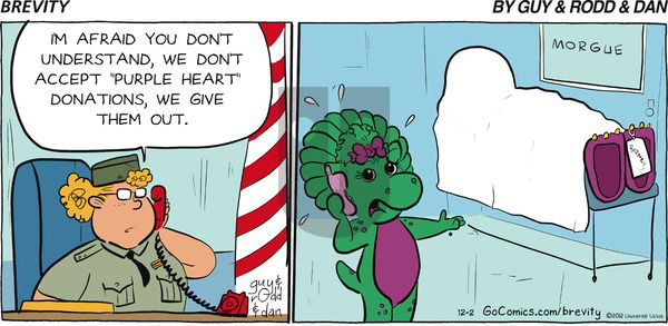 Brevity on Sunday December 2, 2012 Comic Strip