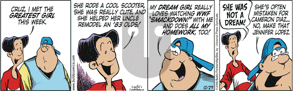 Baldo on Thursday March 15, 2001 Comic Strip