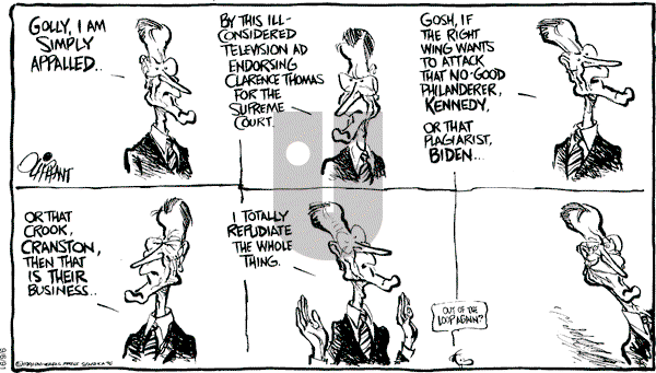 Pat Oliphant - Friday September 6, 1991 Comic Strip