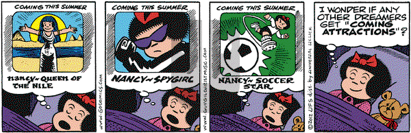 Nancy on Monday July 2, 2012 Comic Strip