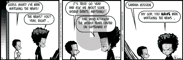 The Boondocks on Wednesday December 15, 2010 Comic Strip