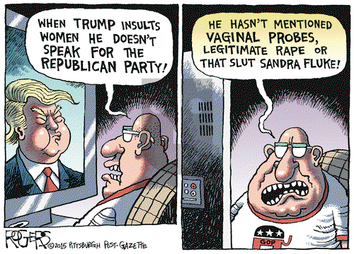 Rob Rogers on Thursday August 13, 2015 Comic Strip