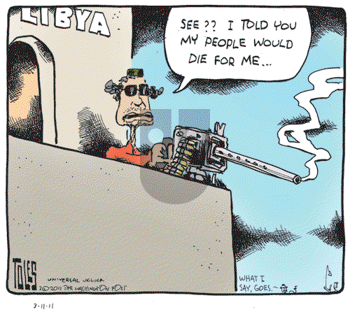 Tom Toles - Friday March 11, 2011 Comic Strip