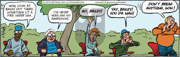 Cleats - Friday March 5, 2010 Comic Strip