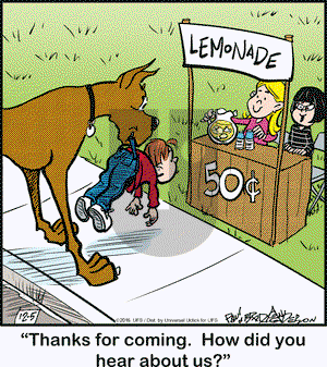 Marmaduke on Monday December 5, 2016 Comic Strip