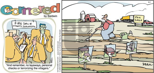 Cornered on Sunday June 1, 2003 Comic Strip
