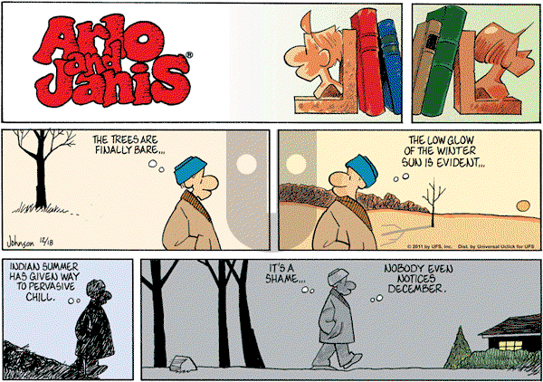 Arlo and Janis on Sunday December 18, 2011 Comic Strip