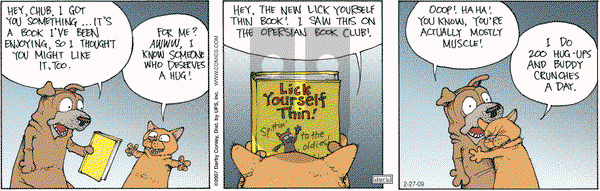 Get Fuzzy on Friday February 27, 2009 Comic Strip