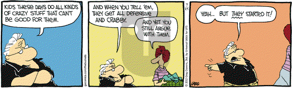 The Buckets - Wednesday July 25, 2012 Comic Strip