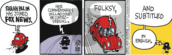La Cucaracha - Saturday January 30, 2010 Comic Strip
