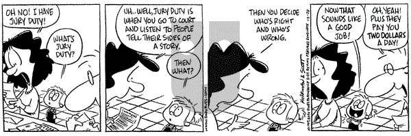 Baby Blues on Tuesday December 28, 1999 Comic Strip