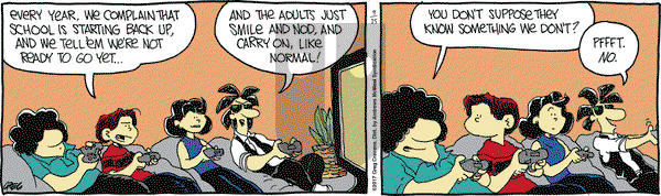 The Buckets on Friday September 15, 2017 Comic Strip
