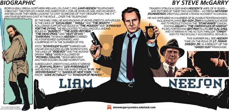Biographic on Sunday June 15, 2025 Comic Strip