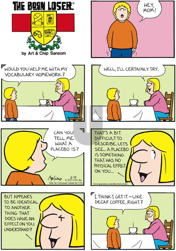 The Born Loser on Sunday February 17, 2013 Comic Strip