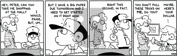 FoxTrot - Wednesday December 18, 2002 Comic Strip