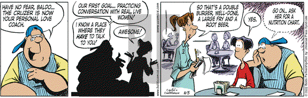 Baldo on Tuesday November 5, 2002 Comic Strip