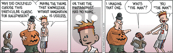Frazz on Wednesday October 29, 2014 Comic Strip