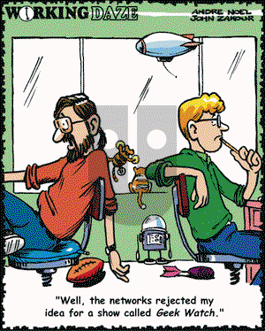 Working Daze on Monday April 1, 2002 Comic Strip