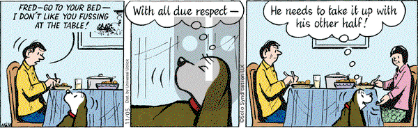 Fred Basset on Thursday November 5, 2015 Comic Strip