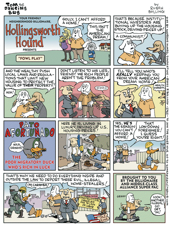 Tom the Dancing Bug on Friday November 28, 2025 Comic Strip